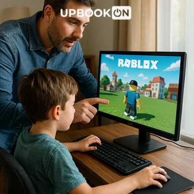 Jogo de educação financeira no Roblox