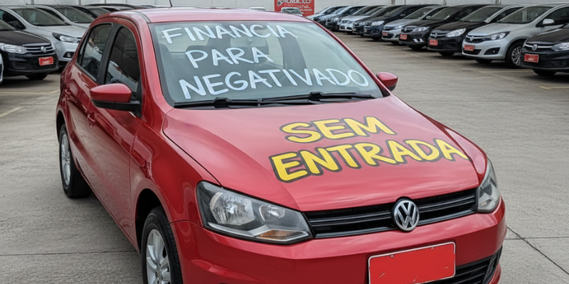 Financiamento de carro pra quem tá negativado