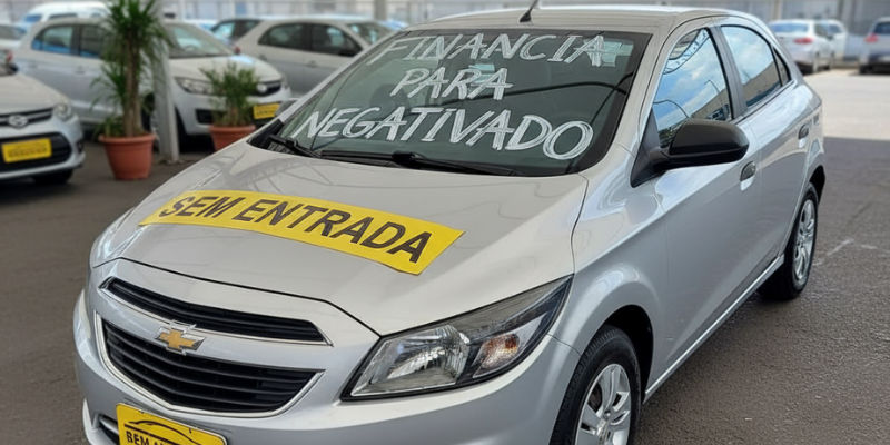 Financiamento de carro pra quem tá negativado