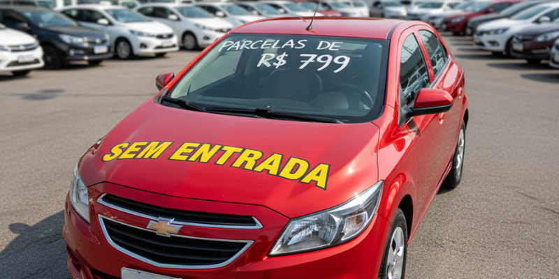 Como ter um Onix mesmo sem entrada