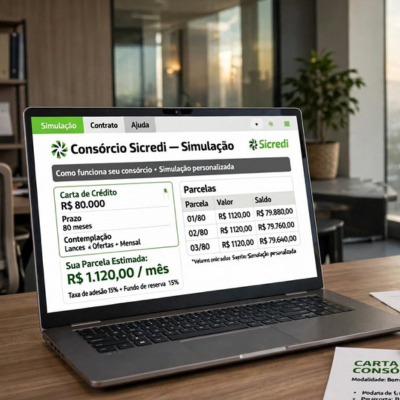 como funciona o consórcio do Sicredi